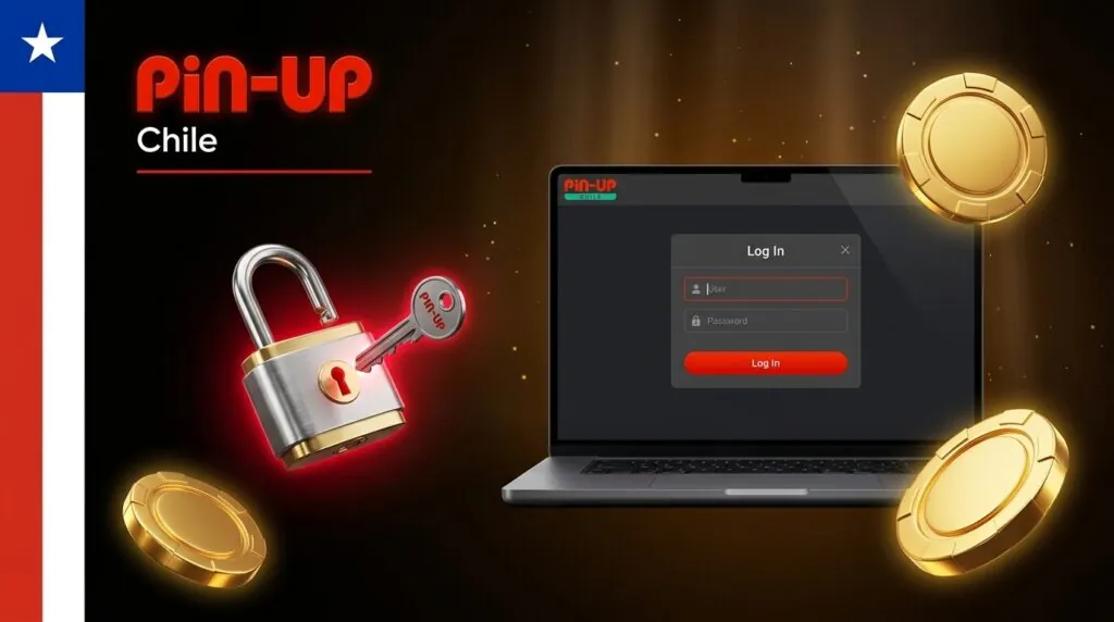 Inicio de sesión seguro en Pin-Up Casino Chile desde un computador